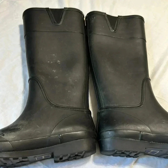 Tommy Hilfiger Women’s 9 Black TWcoastal Tall Rubber Boots Rainboots Rain Winter - Picture 8 of 8